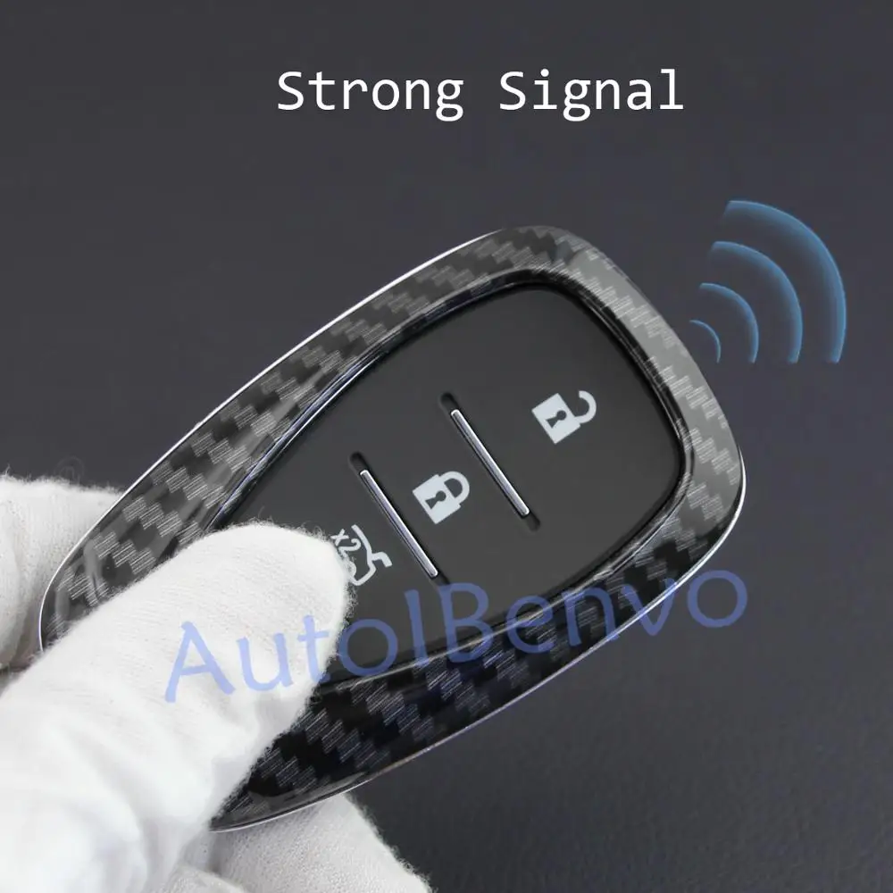 Прочный защитный чехол для ключей автомобиля из углеродного волокна Chevrolet Cruze Malibu