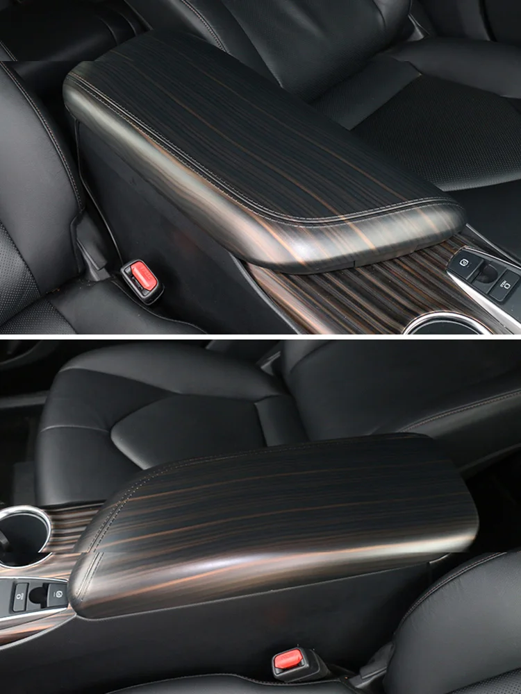 Для Toyota Camry 2018 2019 2020 подлокотник коробка отделкой аксессуары центральный