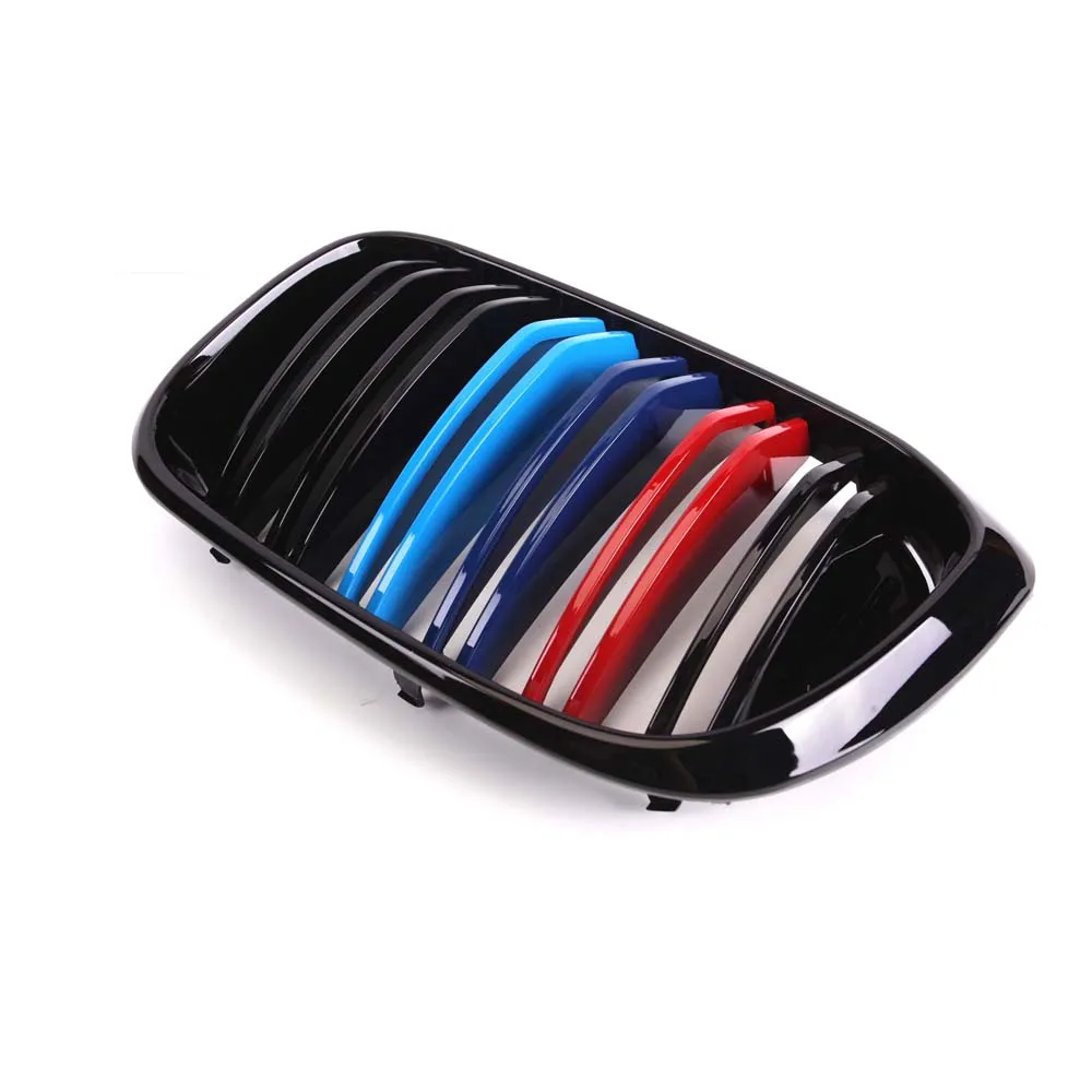 

Dual Slats Front Kidney Grill For BMW X3 G01 X4 G02 xDrive20i xDrive30i 2018+ Racing Grille