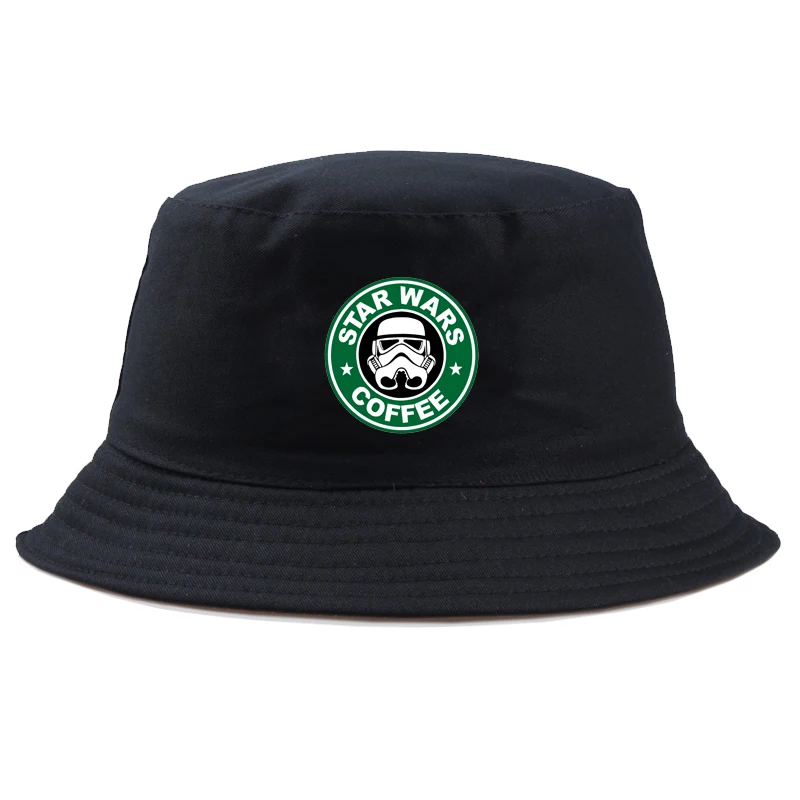 Мужские Панамы черного цвета с принтом Звездные войны для женщин 2019 крутая