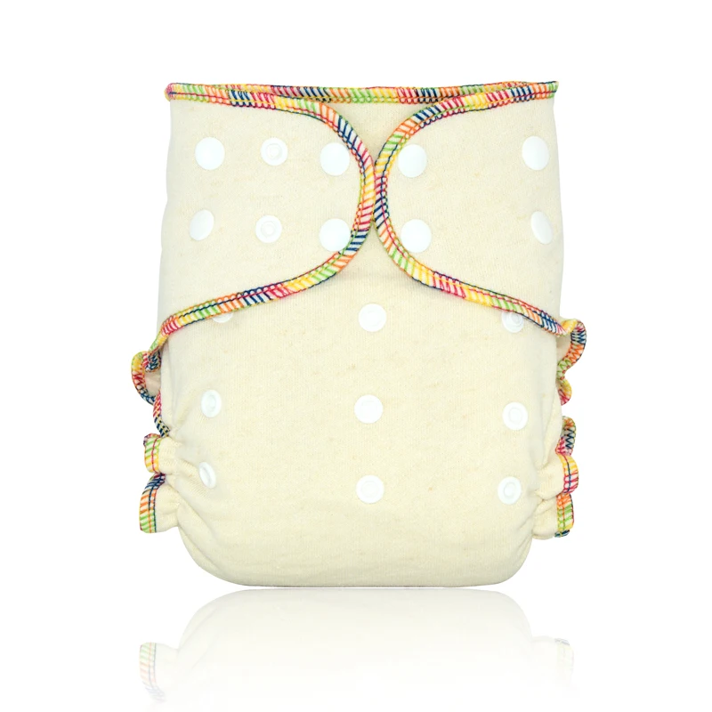 Miababy(3 шт./лот) Onesize пеньковая ткань пеленки для тяжелой влажности подходит для ребенка 5-15 кг, натуральная пенька - Цвет: Rainbow