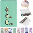 Милые авокадо чехол с единорогом для Amazon Kindle Fire HD 8 2018 2017 2016 Мягкая силиконовая задняя крышка для Amazon Fire 8 чехол для планшета для детей