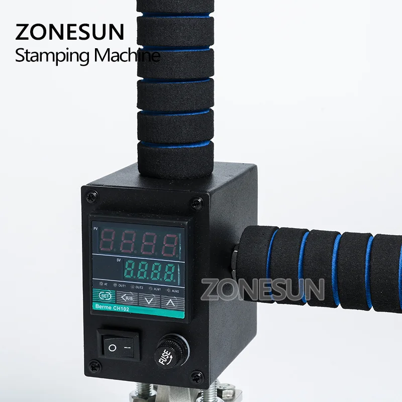 Маркировочная машина ZONESUN с логотипом маркировочная маркировка под давлением