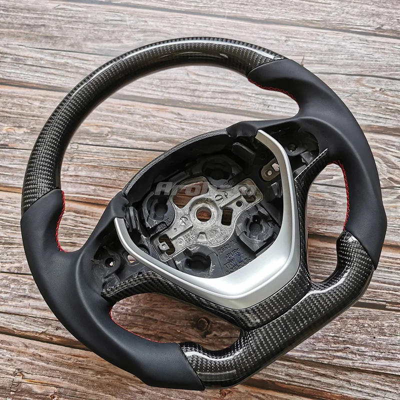 Дешево Углеродное волокно Руль кожаный руль модификации и изготовления на заказ для Bmw F20 2014 2015 2016 2017 2018 2019 2020