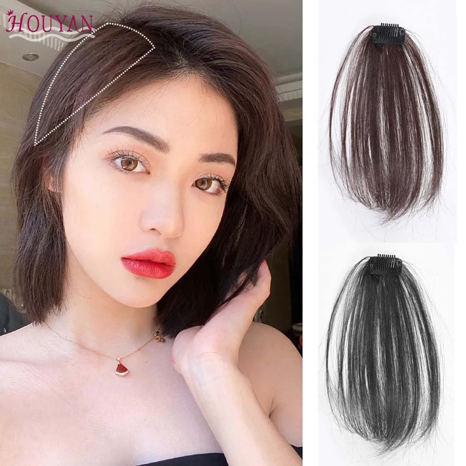 

Женские парики HOUYAN увеличивают количество волос, синтетические и естественно закрепленные на обеих сторонах волос