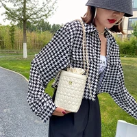 metal chain shoulder bags for women new 2021 designer pu leather high quality mini handbags ladies street style torebka damska