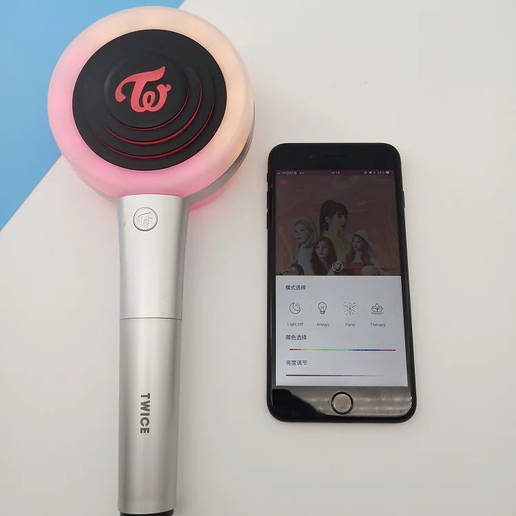 

KPOP TWICE Ver.2 LightStick with Bluetooth Light Stick CANDY BONG Z Concerts Album Glow Lamp Lightstick with Bluetooth