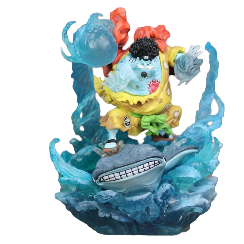 

One Piece Action Figure Exquisite Quality Limited Anime GK Jinbe War Damage Ver 21cm Model Collection Toy Desktop Decoration