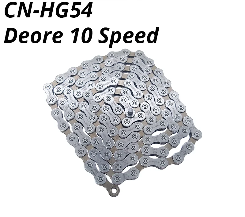 

10-скоростная цепь для горного велосипеда HG54, горный велосипед, 10 s цепи, Φ для системы deore m591 m610 m670 m6000