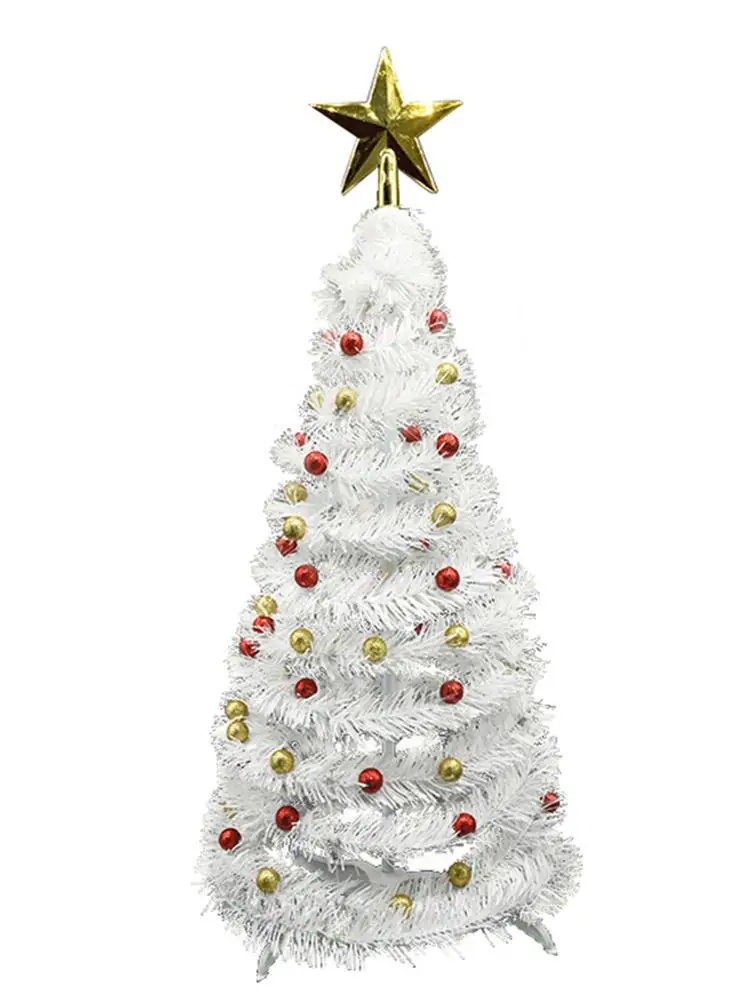 Складные Рождественские елки для рождества и Хэллоуина/вечерние/Белые елочные