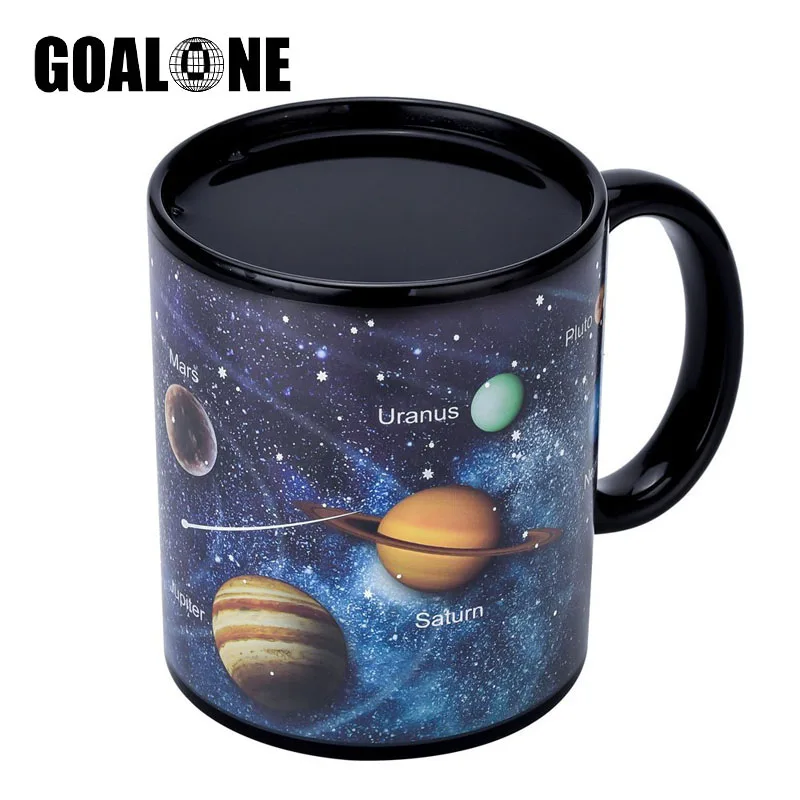 GOALONE 12 унций меняющая тепло цветная чашка для кофе волшебная Термочувствительная