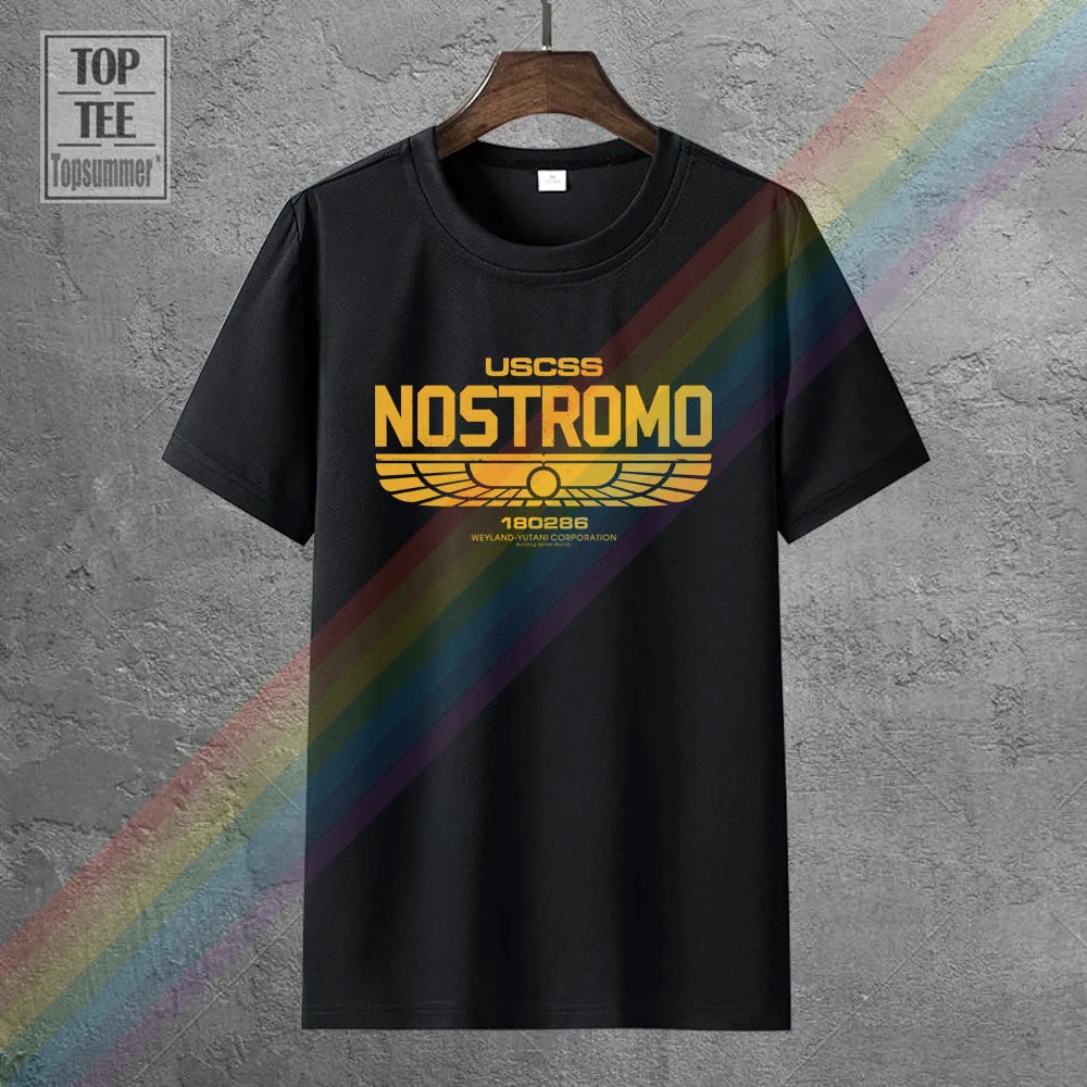 

Uscss Nostromo Iii T Shirt Prometheus Corporation Weyland Alien Yutani Logo