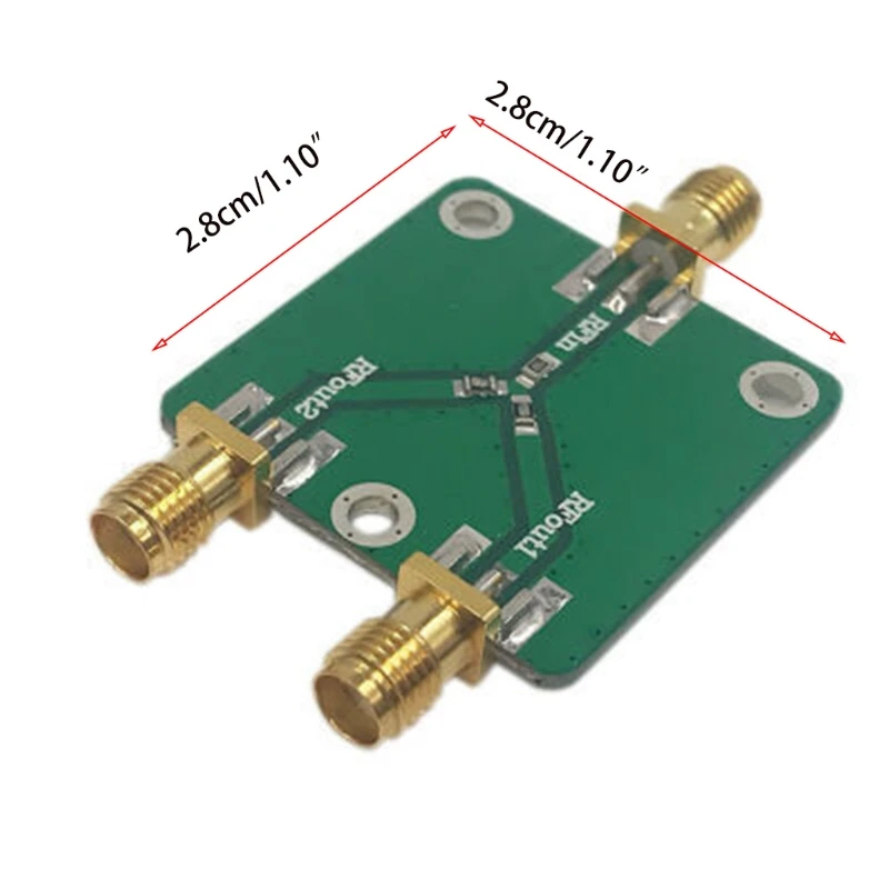 

Newly RF Microwave Resistance Power Divider Splitter 1 to2 Combiner High Frequency Module Board Converter Board Highly