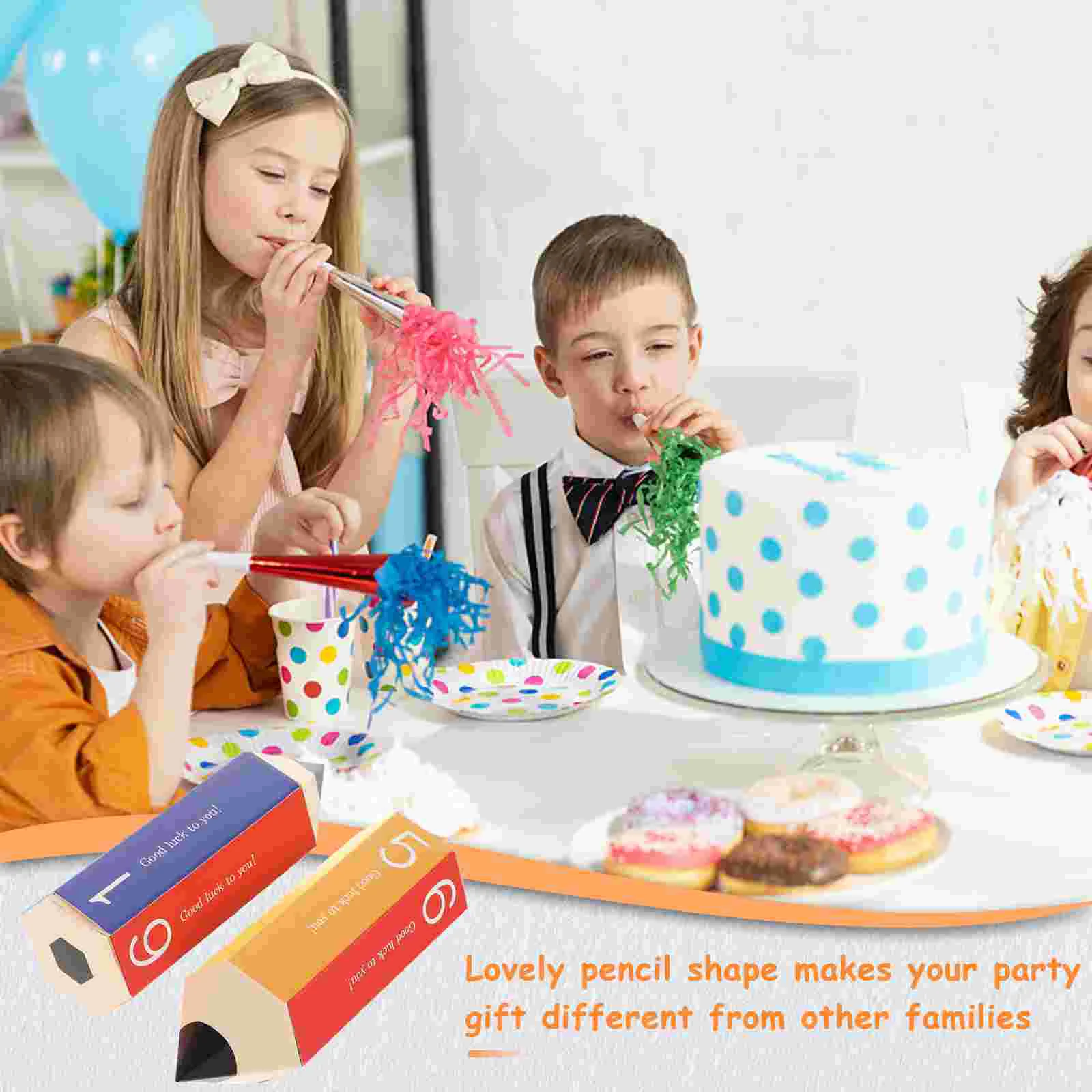 20pcs Cookie Storage Boxes Colorful Stroage Holders Party Decoration Candy | Gift & Bags