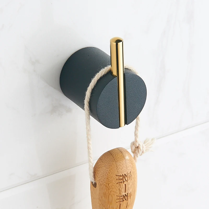 Аксессуары для ванной комнаты золотистые медные товары креативная вешалка