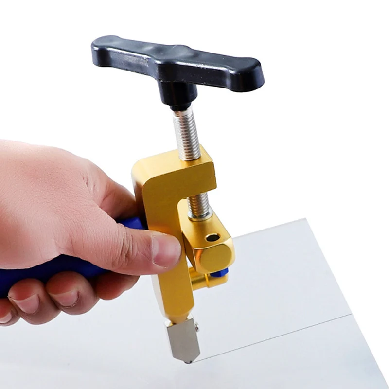 

Manual Tile Mirrors Cutter Multi-Functional Glass Cutter Set Ceramic Tile Opener Easy Glass Tile Cutter E7