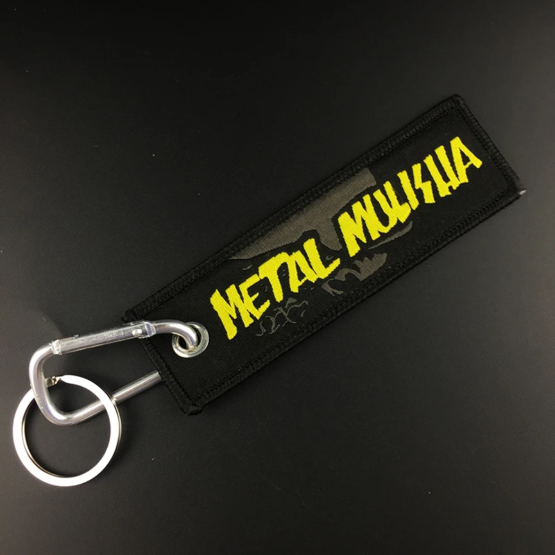 Тканевый брелок с ручной вышивкой пряжкой из сплава для мотоцикла RE Royal