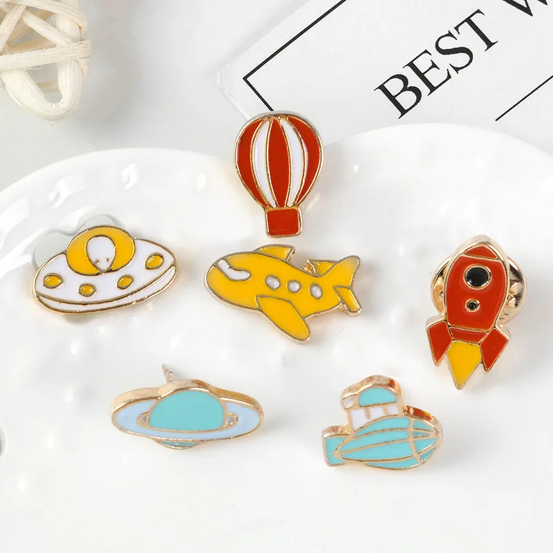 Зажим для галстука мужской и женский новый самолет с электропокрытием для свадьбы высокого качества золотой подарок формы пилота манжетового пуговицы.