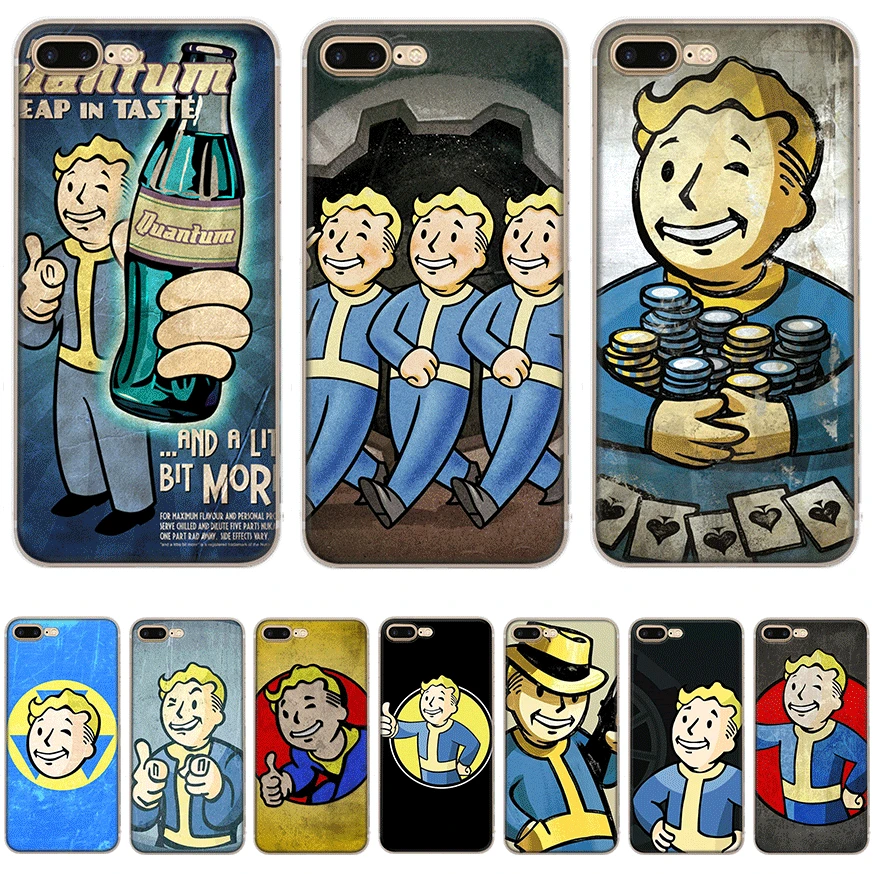 Чехол для мобильного телефона iPhone 11 Pro X XR XS Max 5 5S SE 6 6S 7 8 Plus жесткий чехол Fallout волт
