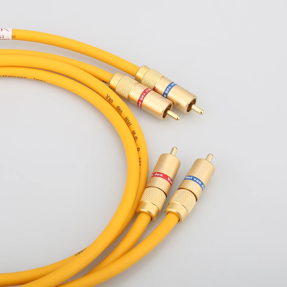 Пара A28 VDH Гибридный RCA аудио кабель для соединения Hi end 2RCA штекер кабель|Кабели VGA| |