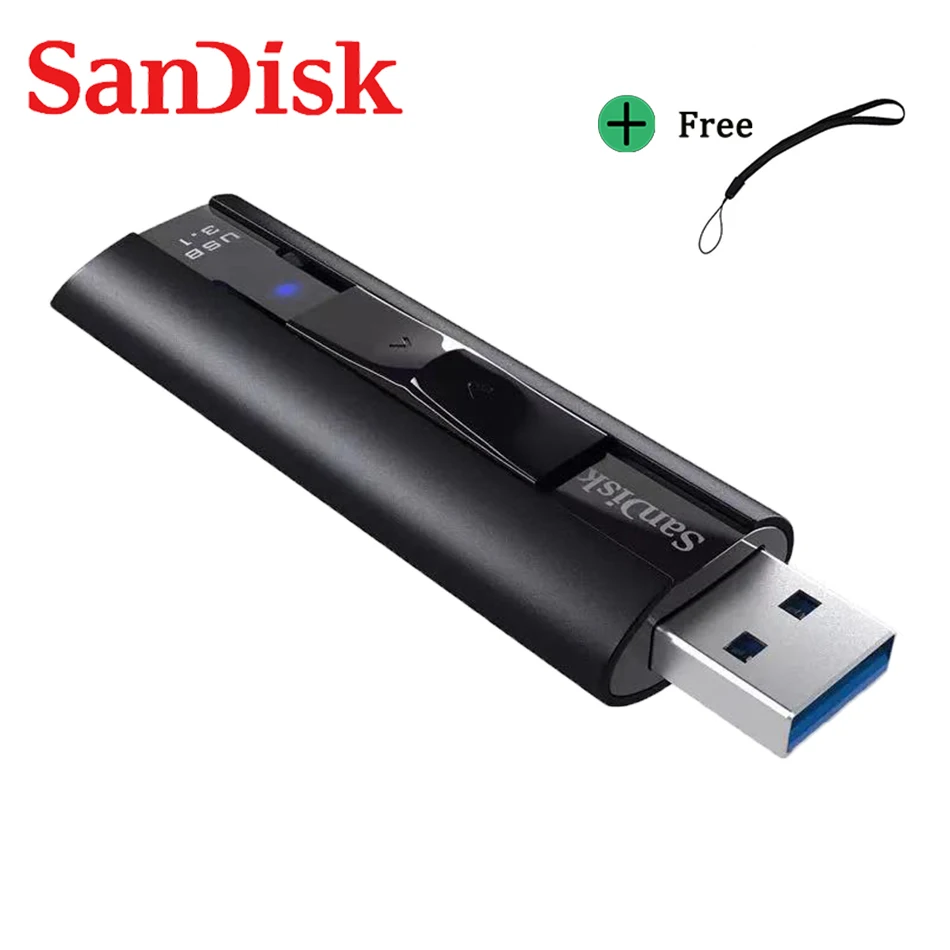 

SanDisk CZ880 Extreme PRO USB 3.1 Solid State Flash Drive 128GB 256GB Pen Drive 420MB/s pendrive Memory USB Stick High Speed