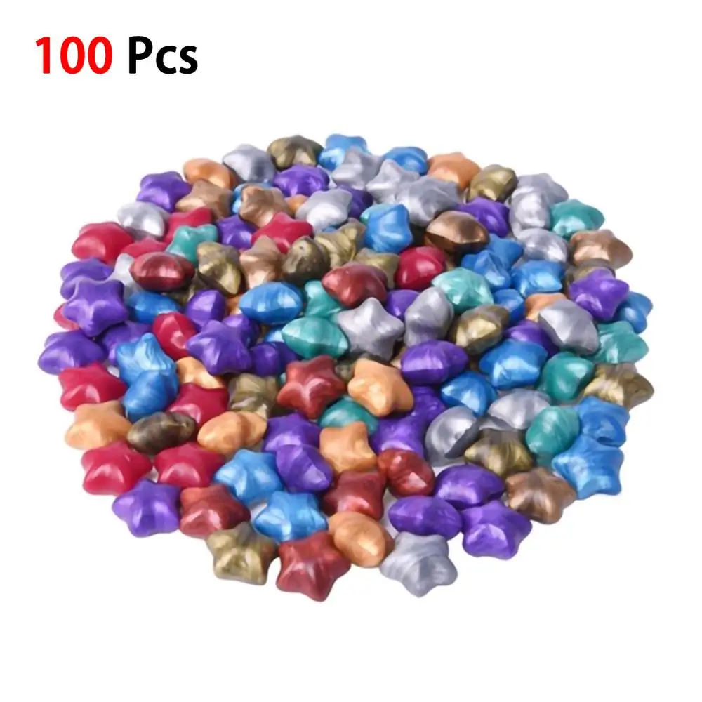 100 шт. пятиконечные звездочки винтажные восковые бусины для обозначения стен