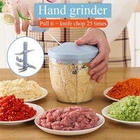 garlic crusher manual meat grinder chopper vegetable cutter fruit hand shredder food processor kitchen accessories tools