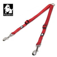 truelove dog leash nylon ribbon no tangle two dogs coupler for large small pet suitable for training running products tll2372