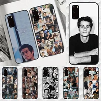 dylan obrien teen wolf phone case for xiaomi redmi note10 note9 note8 5a 7 6 8 4 6 s pro max fundas cover