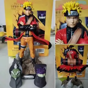 Экшн-фигурка Shippuden Uzumaki с режимом шалфея лягушки, Коллекционная модель, игрушки, 26 см