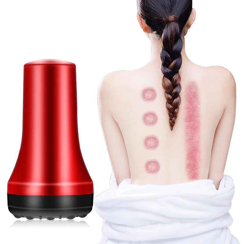 

2 In 1 Easy Electric Cupping Massager Suction Vacuum Magnet Therapy Guasha Scraping Massage Stimulate Acupoint Body Slimming