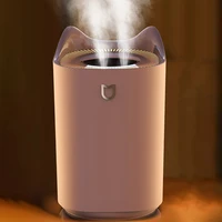 3l large capacity dual nozzle humidifier colorful lamp usb charging mini ultrasonic aroma diffuser home office mute air purifier