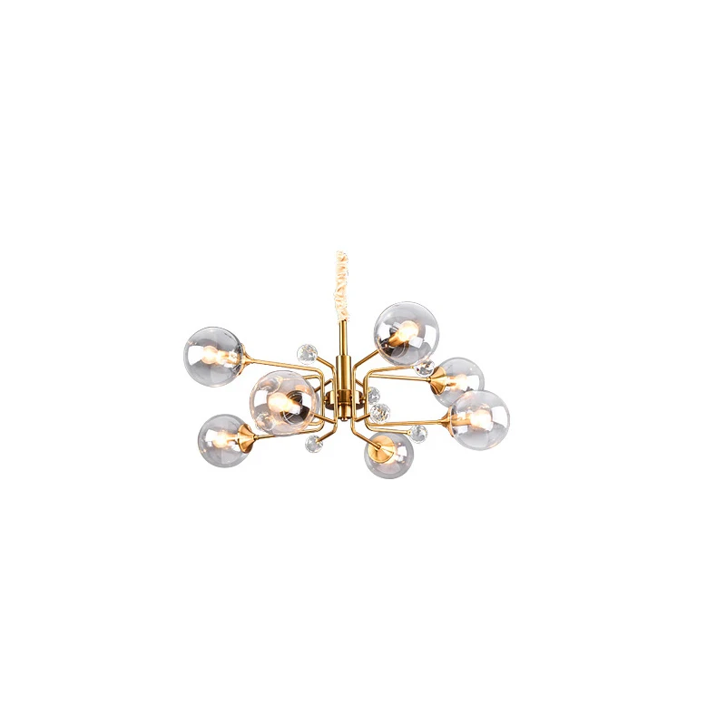 

2020 Modern Creative Led Chandelier Lighting Fixtures With 10 Globes For Living Room Restaurant Free Shipping