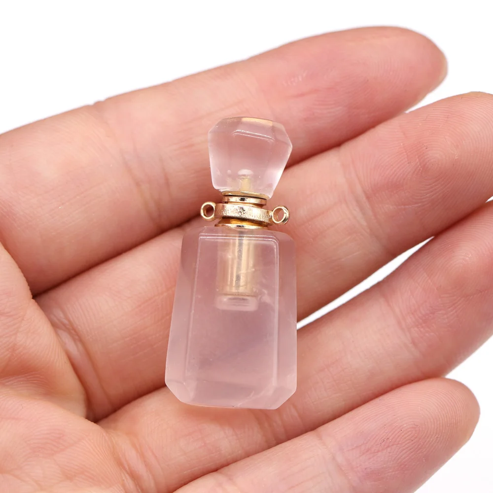 

Fashion Charm Lapis lazuli Perfume Bottle Charms Pendants For DIY Decoration Earrings Keychains Fashion Jewelry Accessories