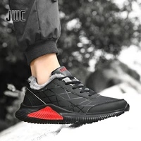 2021 new mens winter running shoes warm fur insole outdoor street walking shoes male plush insole sneakers for men