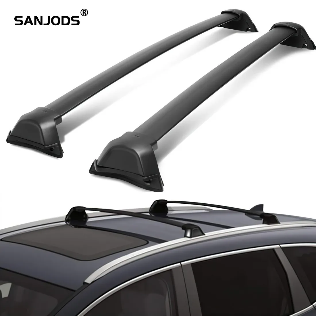 SANJODS сменный кровельный стеллаж для Honda CR V 2017 2018 2019 2020 бар OE Style алюминиевые