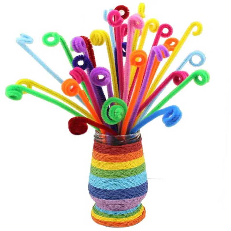 

Ремесло «сделай сам», развивающая игрушка ручной работы 100 детской обучающей игрушки, ремесла для детей, красочные игрушки для чистки труб, новинка