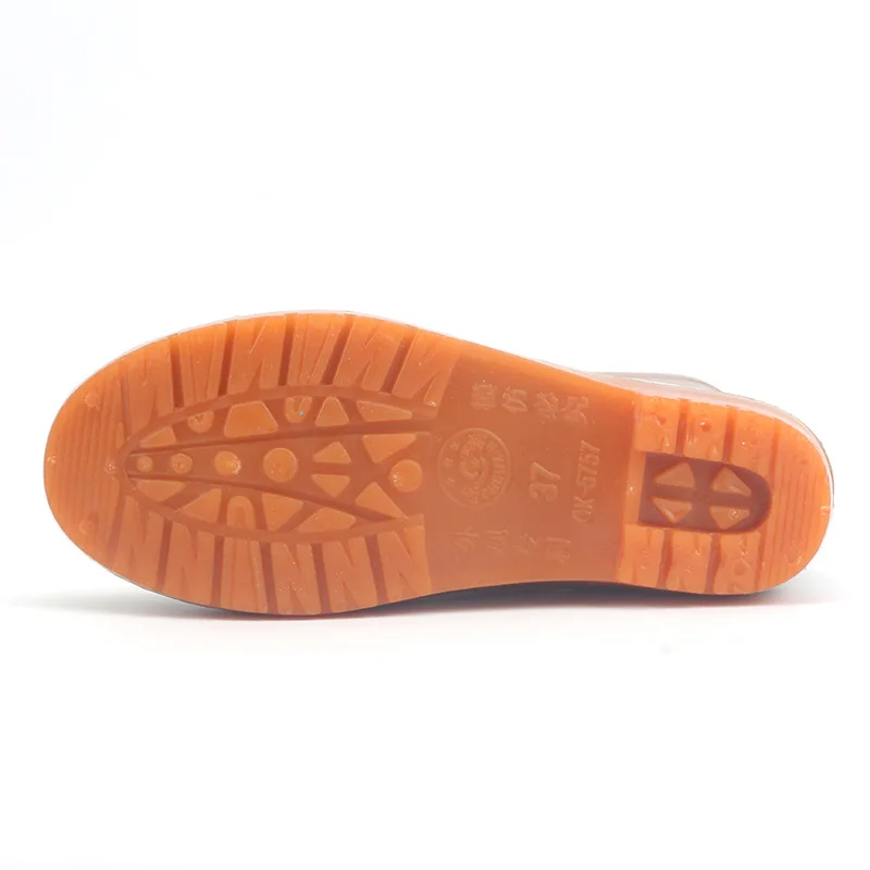 

New Leisure rain boots women Low-Heeled Round Toe Shoes Waterproof Middle Tube rainshoes chaussures femmes rubber galoshes 2021