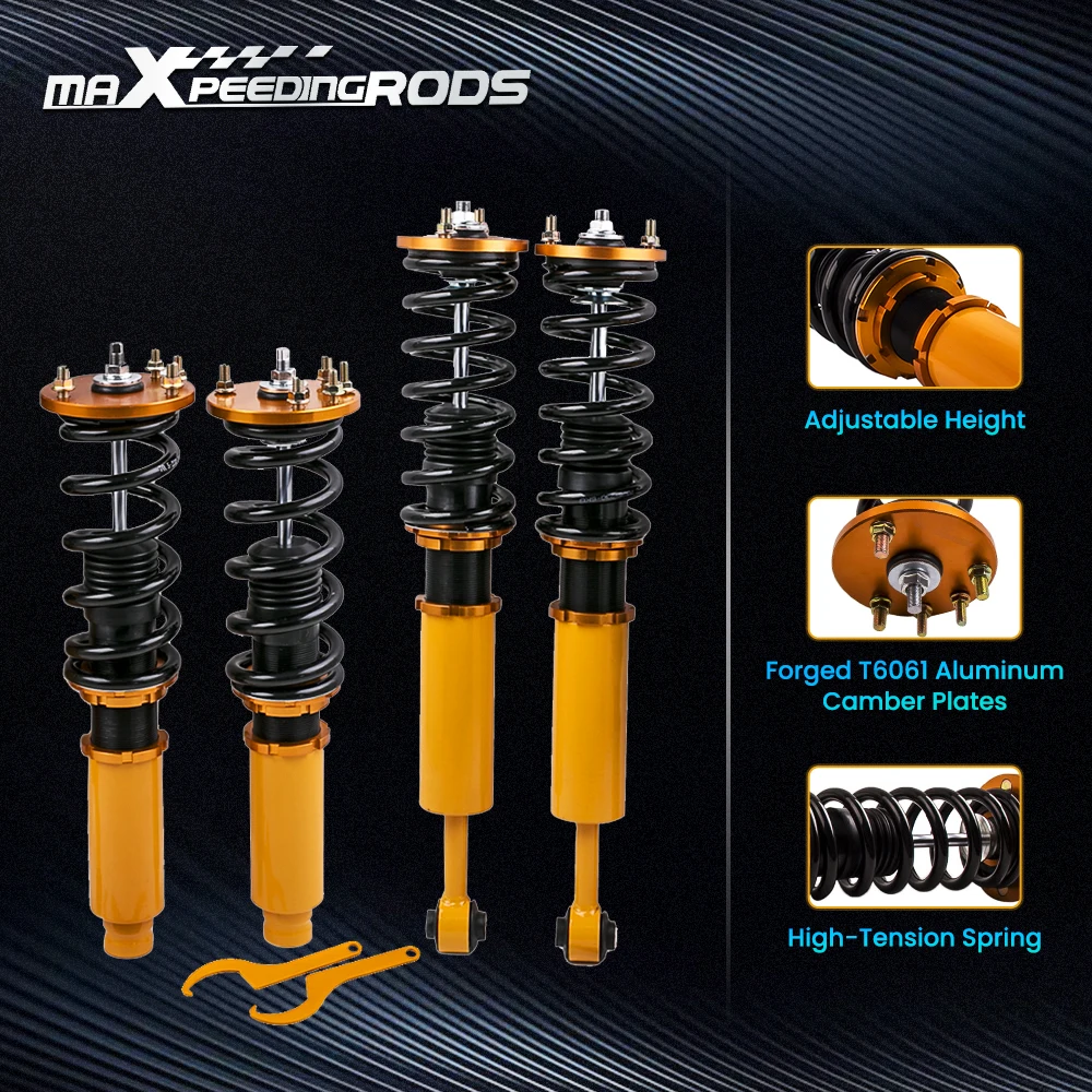 

Adjustable height Coilover Shock Absorbers Suspension Coilovers For Honda Accord 1998-2002 CG7 CH5 4pcs