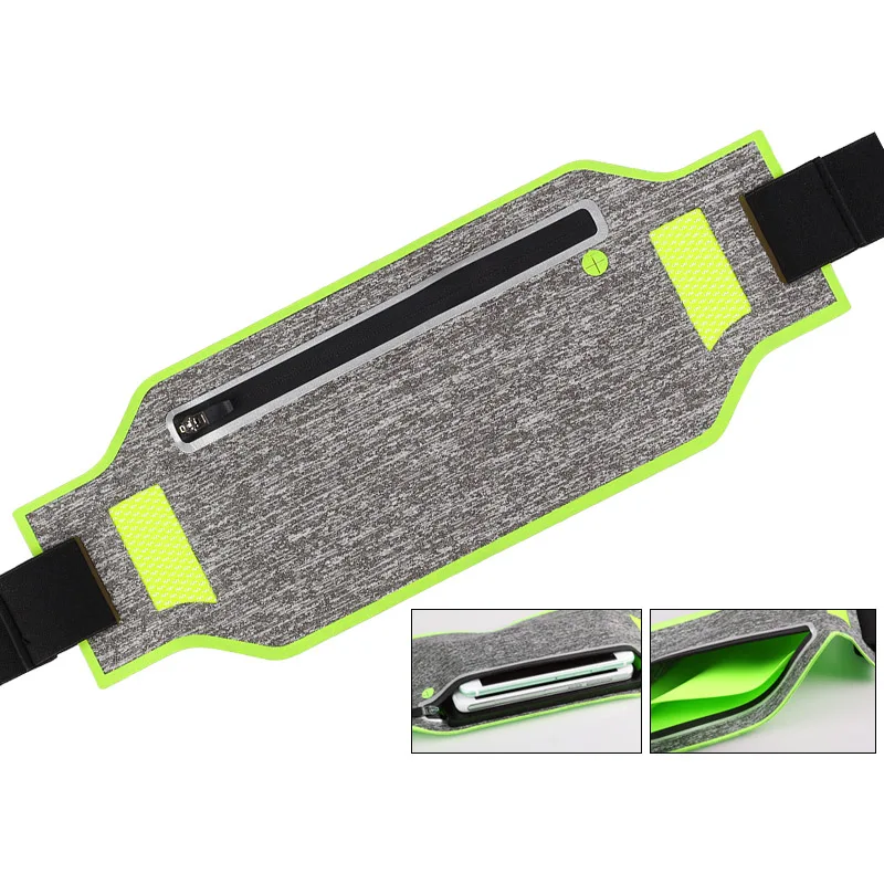 Unisex Waist Pack Pockets Waterproof Fanny Bag Adjustable Belt Phone Pouch for Sports Running Gym AS99 | Мобильные телефоны и