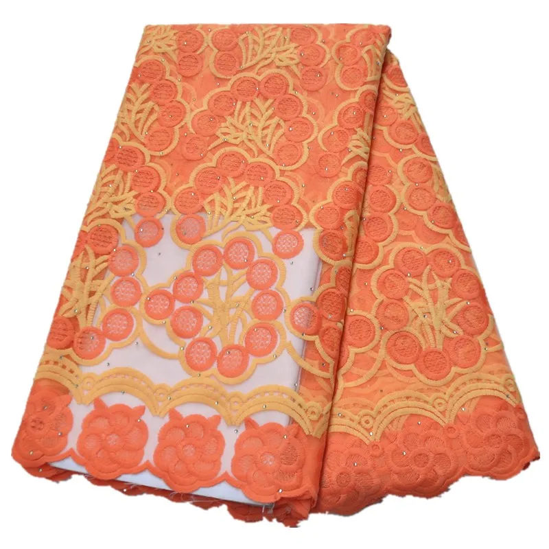 Новейшие белые и красные нигерийские кружева ткани высококачественные тюли