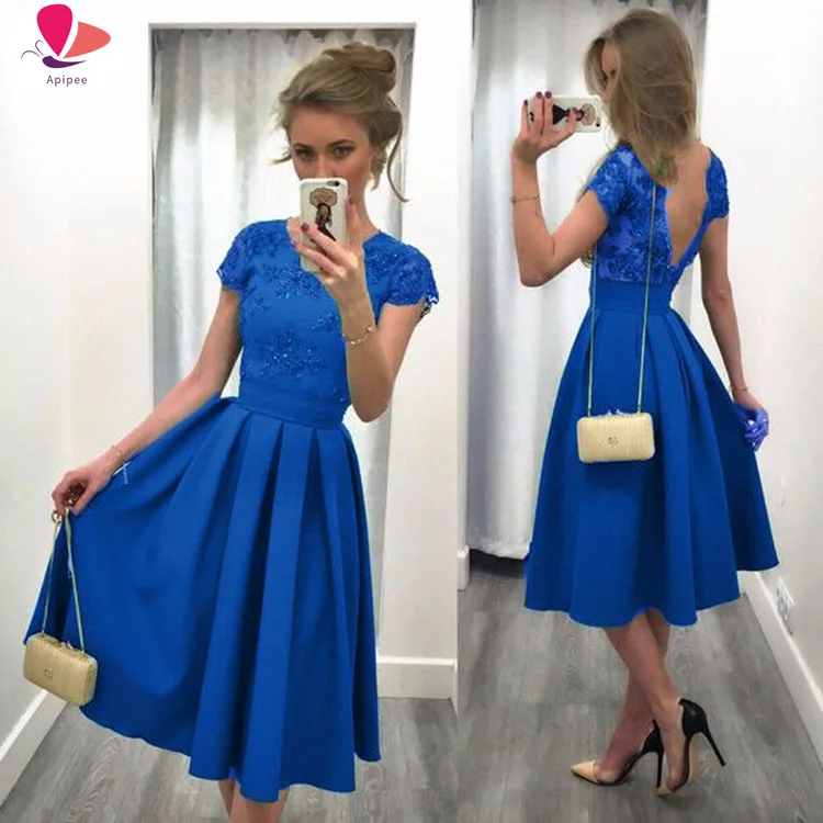 

Women Party Dress 2022 Popular Short Sleeve O Neck Sexy Long Vestidos Women Elegant Spring Summer Open Backless Dresses