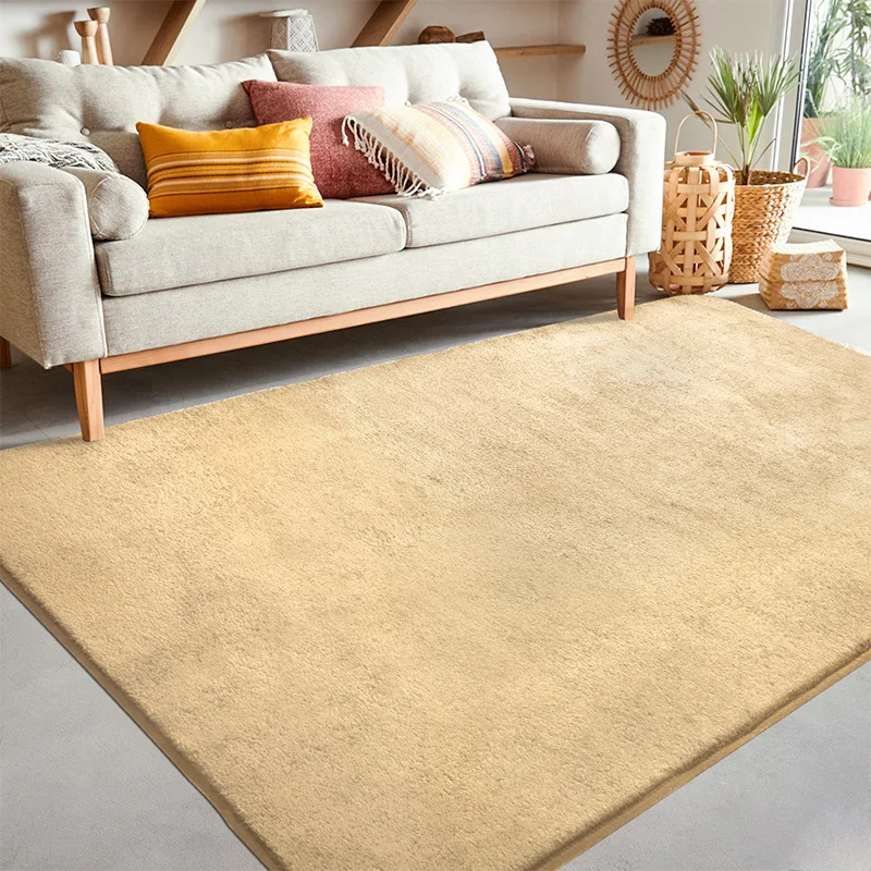 Шелковый Пушистый Ковер Bubble Kiss Современный домашний декор Длинные Плюшевые