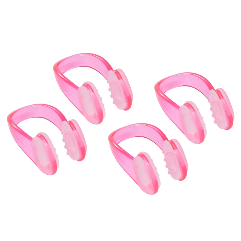

10 Pcs Adults Unisex Swimming Nose Clip Nose Protection Soft Silicone Pool Accessories for Diving )