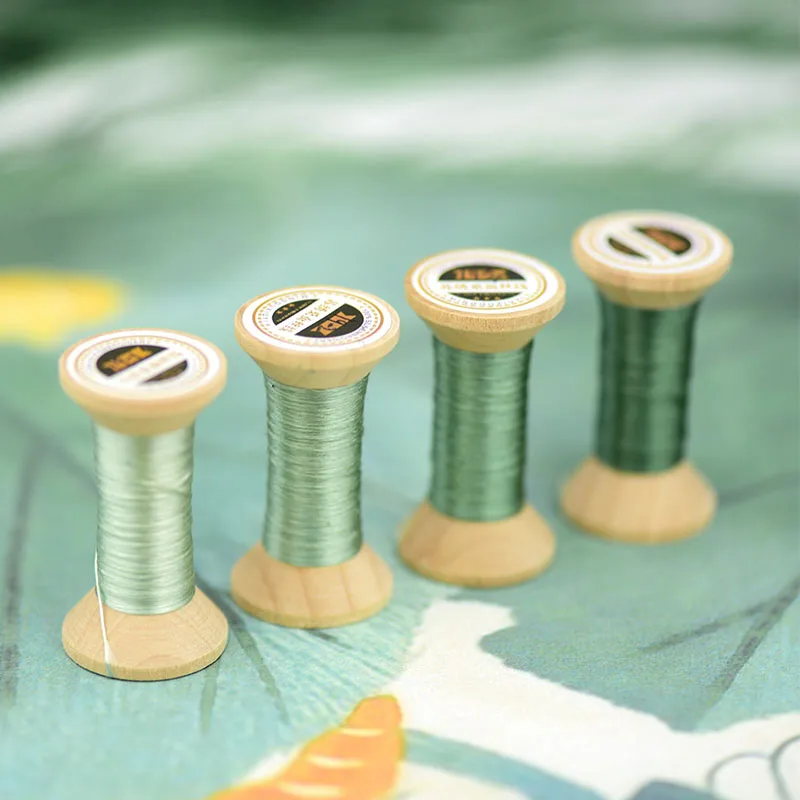 20m мини-катушка/Вышивальная нить Сучжоу/катушка из шелковой нити/шелковая