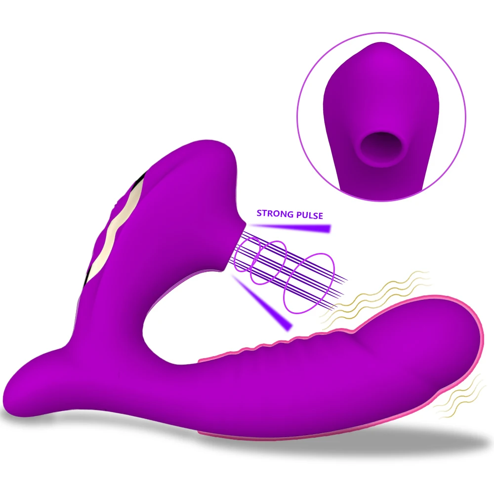 10 скоростей Вибрирующая присоска Вагина всасывающий вибратор оральный секс