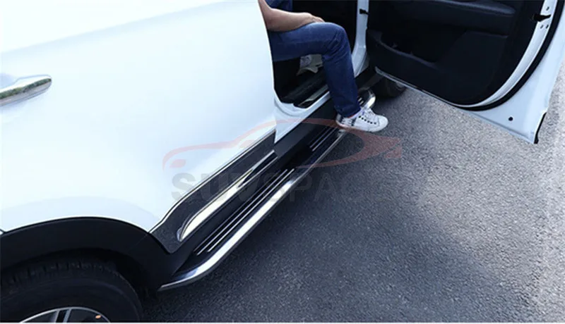 Боковой Шаг подходит для Honda CRV 2012-2016 подножка nerf bar 2 шт. Левая Правая алюминиевая