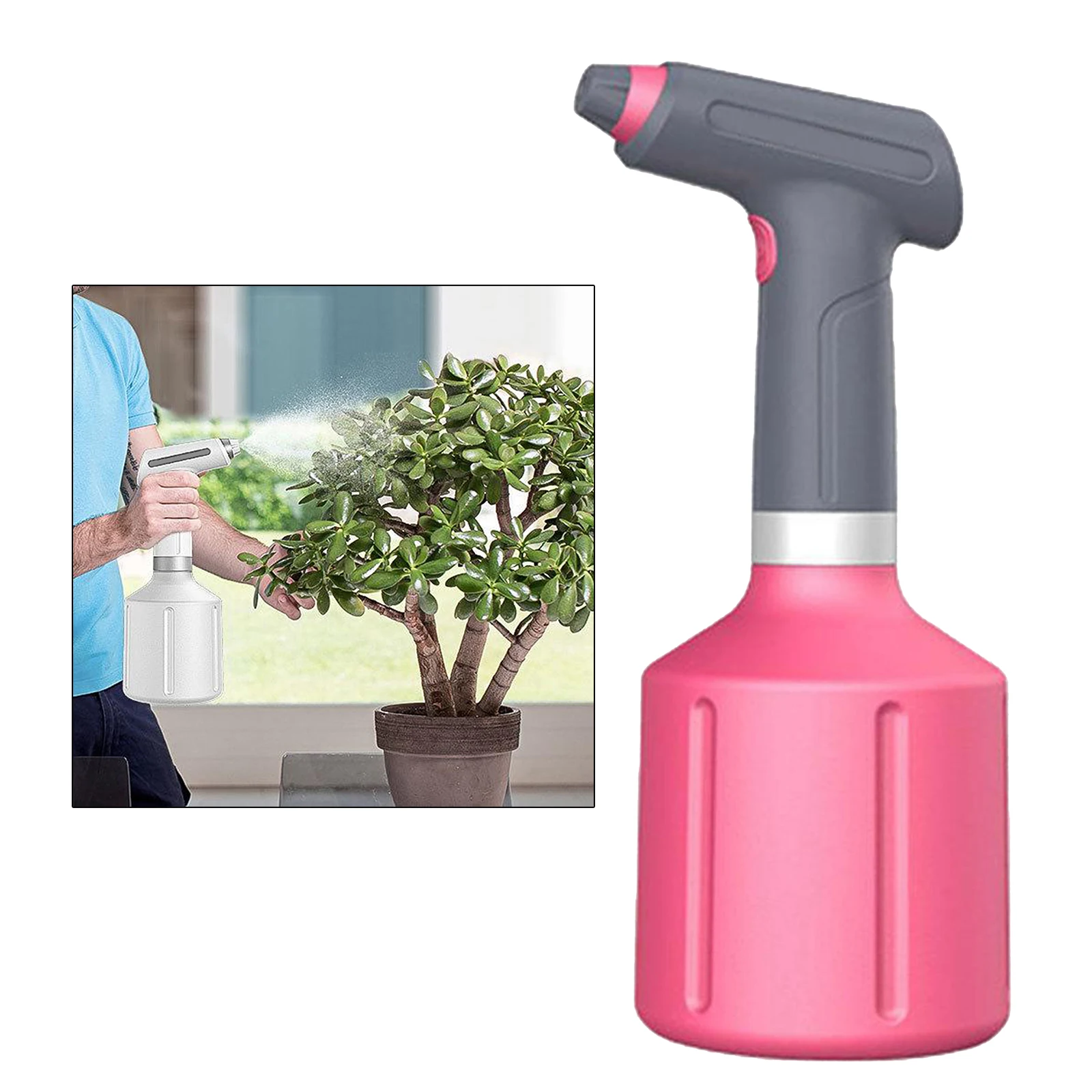 

Electric Mist Spray Bottle Atomizer Watering USB Rechargeable Cleaning Tool