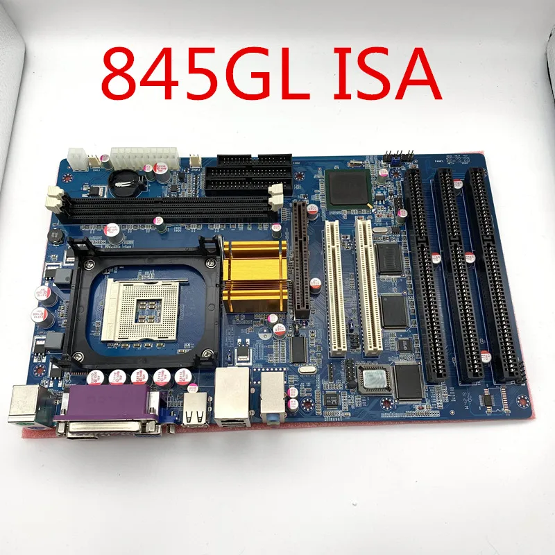 Новая оригинальная материнская плата 845 845GV 845GL ISA PGA478 2PCI VGA LPT 1ISA фрезерный станок
