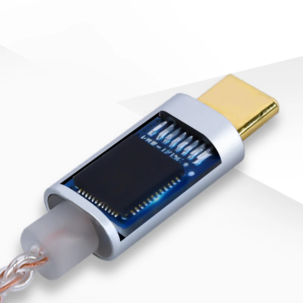 Hi-Fi DAC усилитель для наушников USB Type C до 3 5 мм аудиоадаптер 32 бит 384 кГц цифровой
